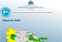 El Gran Santo Domingo pasa alerta amarilla por continuación de lluvias