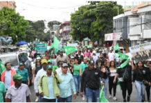 Fuerza del Pueblo encabeza multitudinaria marcha en protesta de la situación que atraviesa RD