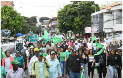Fuerza del Pueblo encabeza multitudinaria marcha en protesta de la situación que atraviesa RD