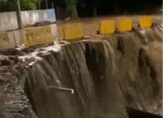 La lluvia no cesa; continuará todo el día con varias zonas inundadas por vaguada