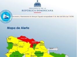 Puerto Plata y Espaillat están en alerta roja; COE aumenta alerta para algunas provincias