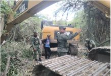 Medio Ambiente interviene zona del río Ocoa y desmonta equipos usados para extracción ilegal