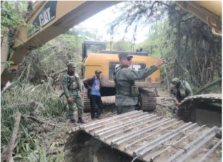 Medio Ambiente interviene zona del río Ocoa y desmonta equipos usados para extracción ilegal
