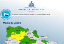 Mantienen bajo alerta a 21 provincias por pronóstico de lluvias y tormentas eléctricas