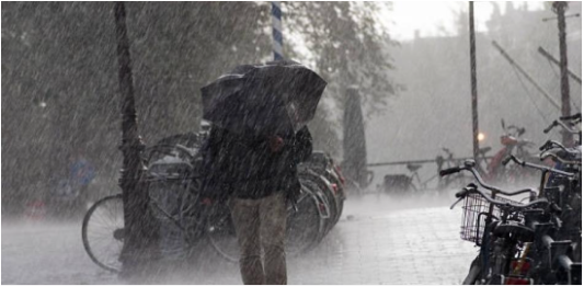 ALERTA METEOROLÓGICA: Prepárese para aguaceros fuertes y posible granizada este jueves