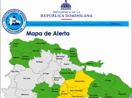 EL COE ELEVA A 21 LAS PROVINCIAS EN ALERTA AMARILLA Y VERDE POR IMPACTO DE ONDA TROPICAL