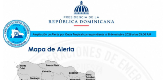 COE ELEVA NIVELES DE ALERTA EN OCHO PROVINCIAS POR INCIDENCIA DE ONDA TROPICAL
